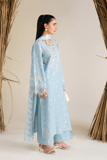 Blue Raya 3Pc - Festive Eid Pret